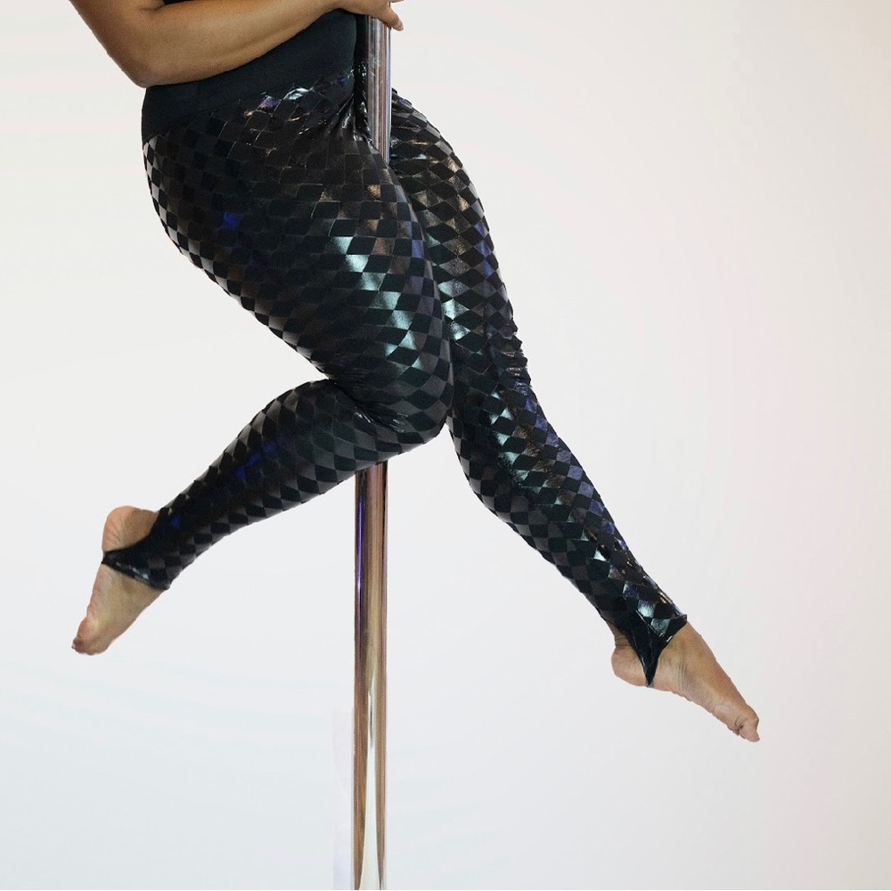 Pole Sticky/Grip Leggings (black)